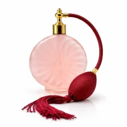 Vessière Cristaux Flacon De Parfum|Flacon parfum rosace Rosée Impériale verre sablé Marcel Franck