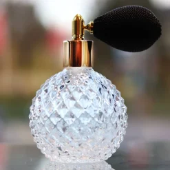 Vessière Cristaux Flacon De Parfum|Flacon vaporisateur incolore verre