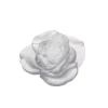 Vessière Cristaux Fleurs Cristal|Sulfures, Presse-Papiers Cristal|Fleur blanche rose passion daum