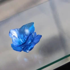 Vessière Cristaux Fleurs Cristal|Sulfures, Presse-Papiers Cristal|Fleur décorative arum daum