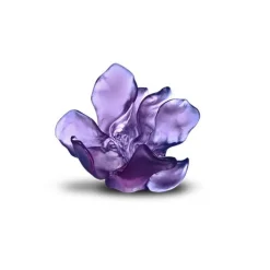 Vessière Cristaux Fleurs Cristal|Sulfures, Presse-Papiers Cristal|Fleur jardin imaginaire daum