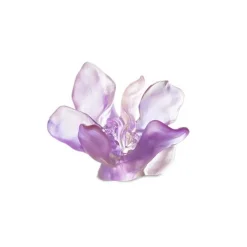 Vessière Cristaux Fleurs Cristal|Sulfures, Presse-Papiers Cristal|Fleur jardin imaginaire daum