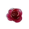 Vessière Cristaux Sulfures, Presse-Papiers Cristal|Fleurs Cristal|Fleur rouge rose passion daum