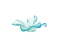 Vessière Cristaux Fleurs Cristal|Coupelles Cristal|Fleur turquoise amaryllis daum