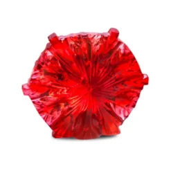 Vessière Cristaux Sulfures, Presse-Papiers Cristal|Flocon de neige rouge daum