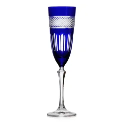 Vessière Cristaux Flûte Champagne|Art De La Table|Flûte champagne mireille bleu