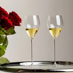 Vessière Cristaux Coffrets Verres Cristal|Verre En Cristal Taillé|Flûte champagne Veloce Riedel X4 (dont 1 gratuit)