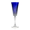 Vessière Cristaux Art De La Table|Verre À Pied|Flûte cristal bleu timeless