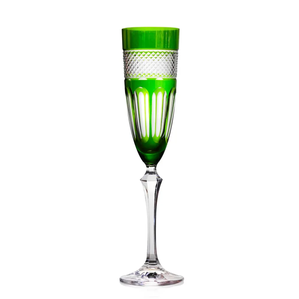 Vessière Cristaux Coffrets Verres Cristal|Verre Cristal Couleur|Flûte cristal couleur mireille