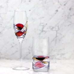 Vessière Cristaux Flûte Champagne|Verre Cristal Couleur|Flûte cristal galleria