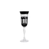 Vessière Cristaux Verre Cristal Couleur|Art De La Table|Flûte cristal noir pénombre