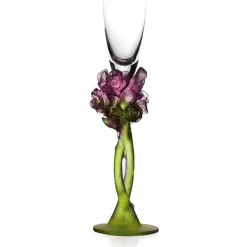 Vessière Cristaux Vases|Flûte Champagne|Flûte roses daum