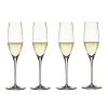 Vessière Cristaux Art De La Table|Verre À Pied|Flûtes champagne authentis x4