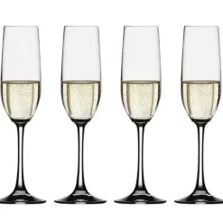 Vessière Cristaux Art De La Table|Flûte Champagne|Flûtes champagne vino grande x4