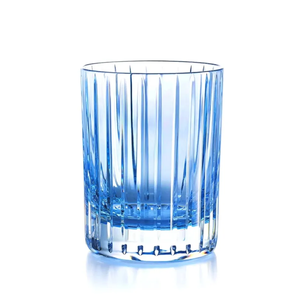 Vessière Cristaux Art De La Table|Verre À Whisky|Gobelet harmonie bleu Baccarat X2