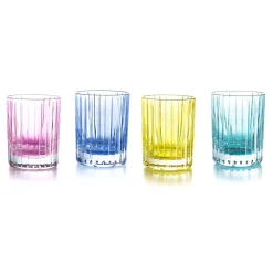 Vessière Cristaux Art De La Table|Verre À Whisky|Gobelet harmonie colors of joy X4 Baccarat set II