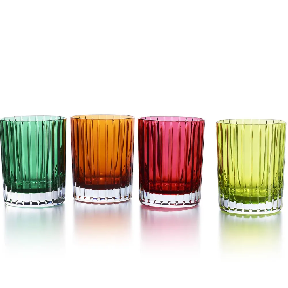 Vessière Cristaux Art De La Table|Verre À Whisky|Gobelet harmonie colors of joy X4 Baccarat set 1