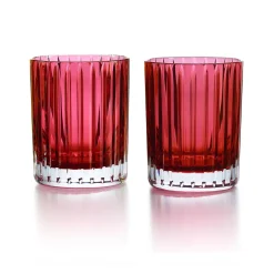 Vessière Cristaux Art De La Table|Verre À Whisky|Gobelet harmonie rouge x2 baccarat