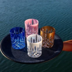 Vessière Cristaux Verre À Whisky|Verre Cristal Couleur|Gobelet Laudon bleu Riedel