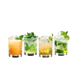 Vessière Cristaux Verre À Whisky|Verre En Cristal Taillé|Gobelet Mixing Set pour rhum Riedel X4