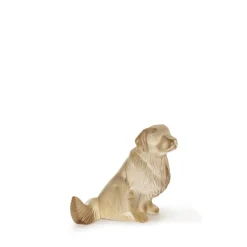 Vessière Cristaux Sculptures Et Figurines|Bestiaire|Golden retriever dog lalique