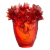 Vessière Cristaux Vases|Vases Cristal Couleur|Grand vase safran daum
