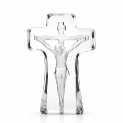 Vessière Cristaux Symboles Religieux Cristal|Sculptures Cristal|Grande Sculpture christ Jésus cristal