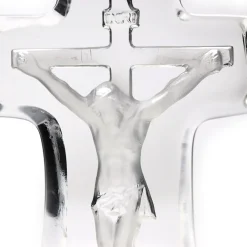 Vessière Cristaux Symboles Religieux Cristal|Sculptures Cristal|Grande Sculpture christ Jésus cristal