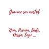 Vessière Cristaux Coffrets Verres Cristal|Verre Cristal Couleur|Gravure sur cristal