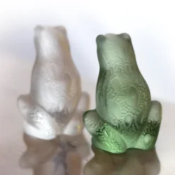 Vessière Cristaux Animaux Cristal|Sculptures Et Figurines|Grenouille rainette lalique