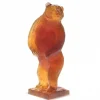 Vessière Cristaux Bestiaire|Animaux Cristal|Grizzli ours ambre daum