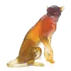 Vessière Cristaux Animaux Cristal|Bestiaire|Guépard ambre j.f leroy daum