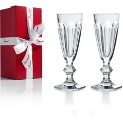 Vessière Cristaux Art De La Table|Verre À Pied|Harcourt 1841 flûte champagne x2 baccarat