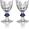 Vessière Cristaux Art De La Table|Verre À Eau|Harcourt bouton bleu verre baccarat x2