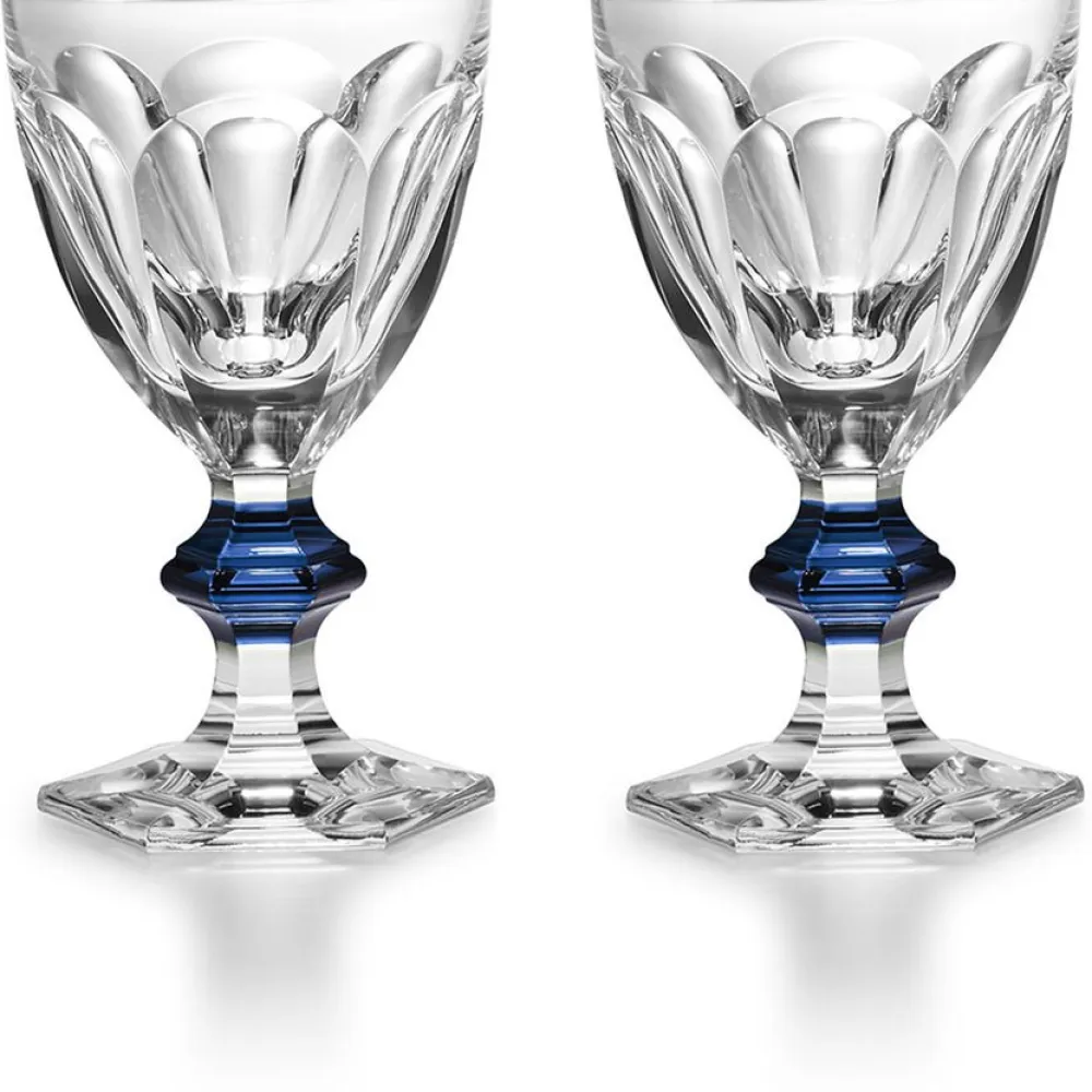 Vessière Cristaux Art De La Table|Verre À Eau|Harcourt bouton bleu verre baccarat x2