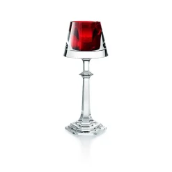 Vessière Cristaux Coupes, Coupelles Et Photophores|Photophores, Bougeoirs Cristal|Harcourt my fire bougeoir rouge baccarat