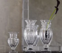 Vessière Cristaux Vases|Vases Cristal Clair|Harcourt vase balustre baccarat