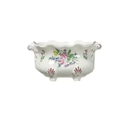 Vessière Cristaux Lunéville|Jardiniere ovale faïence