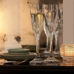 Vessière Cristaux Art De La Table|Flûte Champagne|Jupiter flûte à champagne baccarat