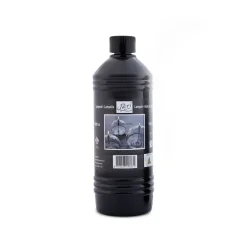 Vessière Cristaux Coupes, Coupelles Et Photophores|Lampes Cristal|Lampe à huile cristal noir et argent + paraffine X1