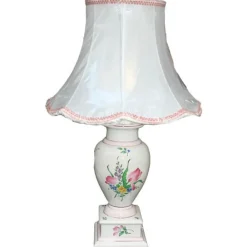 Vessière Cristaux Lunéville|Lampe louvre p.m