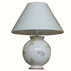 Vessière Cristaux Lunéville|Lampe boule vent de fleurs