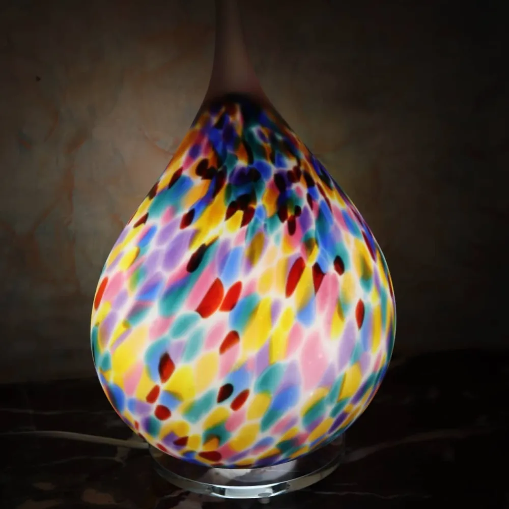 Vessière Cristaux Luminaires|Lampes Cristal|Lampe bubble Lollipop sablée cristal de Lorraine