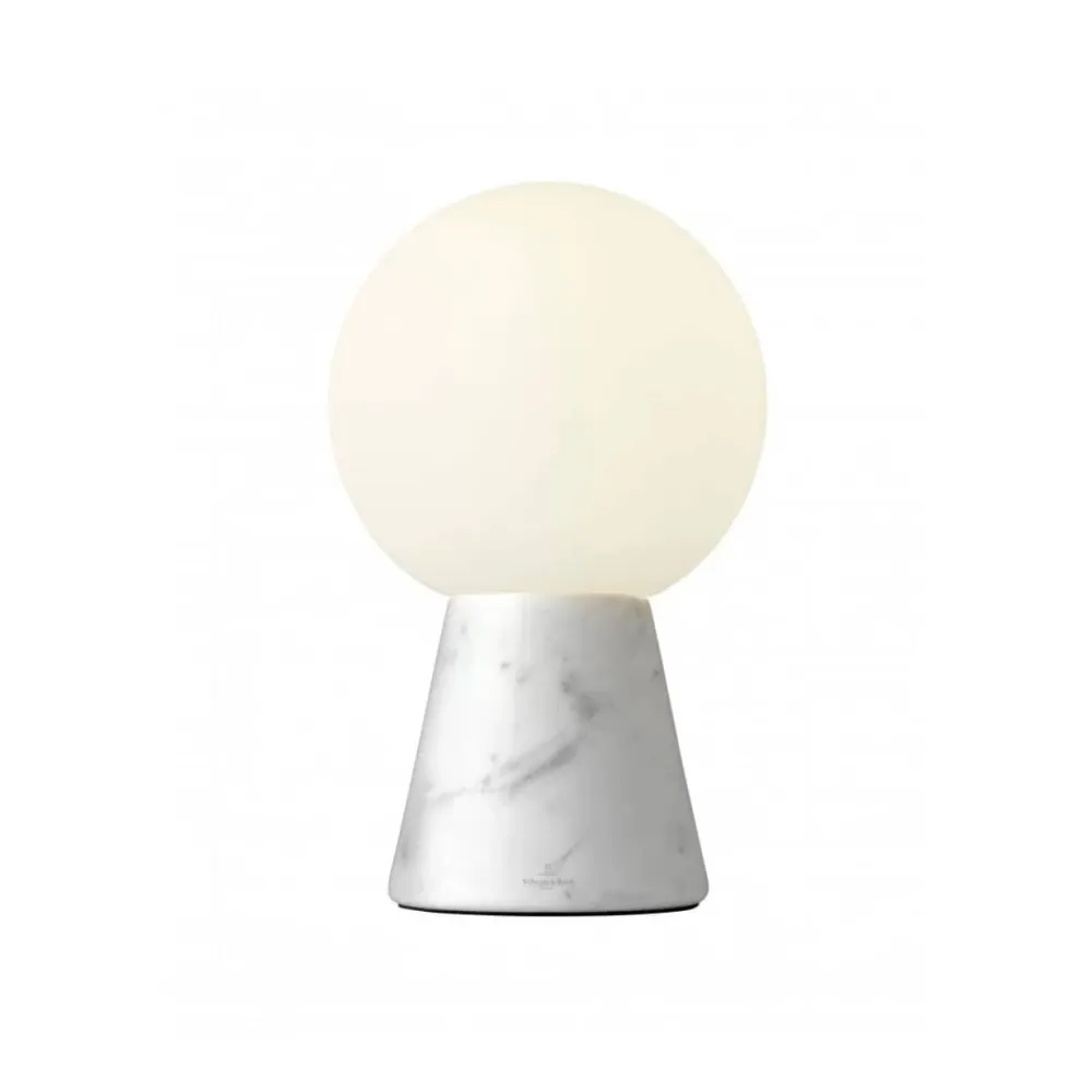 Vessière Cristaux Lampes Cristal|Lampe Carrara marbre blanc Villeroy & Boch