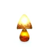 Vessière Cristaux Luminaires|Lampes Cristal|Lampe champignon pâte de verre ivoire 019