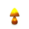 Vessière Cristaux Lampes Cristal|Luminaires|Lampe champignon pâte de verre jaune 019
