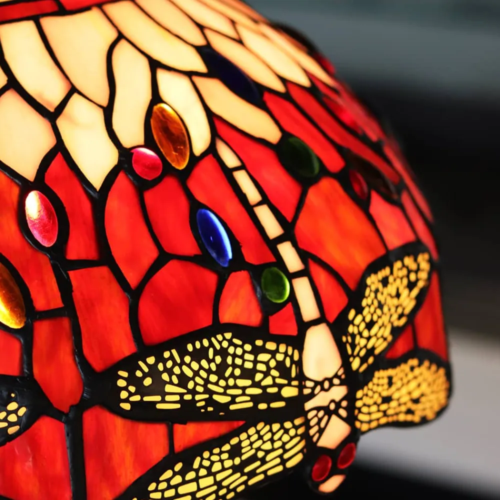 Vessière Cristaux Lampes Pâte De Verre|Lampes Cristal|Lampe en verre vitrail n°4