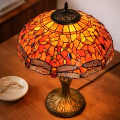 Vessière Cristaux Lampes Pâte De Verre|Lampes Cristal|Lampe en verre vitrail n°7