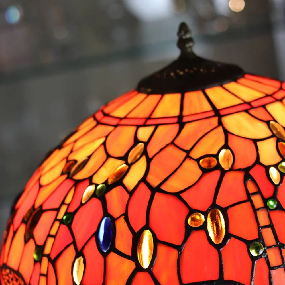 Vessière Cristaux Lampes Pâte De Verre|Lampes Cristal|Lampe en verre vitrail n°7