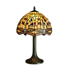 Vessière Cristaux Lampes Pâte De Verre|Lampes Cristal|Lampe en verre vitrail n°5